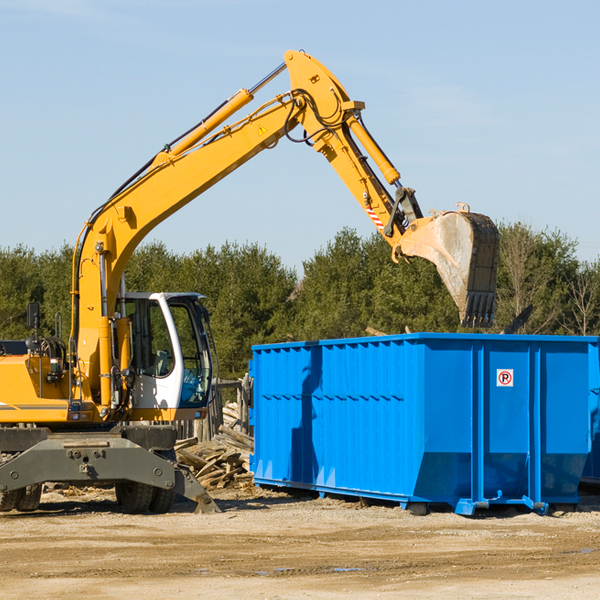 what are the rental fees for a residential dumpster in Racine OH